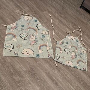 Mommy & me Unicorn Apron set